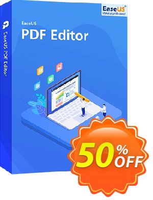 EaseUS PDF Editor 1-Year Coupon discount 50% OFF EaseUS PDF Editor 1-Year, verified