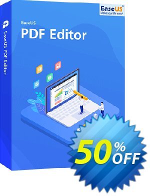 EaseUS PDF Editor Lifetimepenawaran diskon 50% OFF EaseUS PDF Editor Lifetime, verified