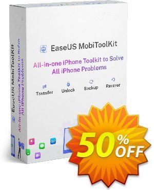 EaseUS MobiTooKit Coupon, discount 60% OFF EaseUS MobiTooKit, verified. Promotion: Wonderful promotions code of EaseUS MobiTooKit, tested & approved