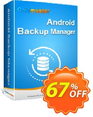 Coolmuster Android Backup Manager 프로모션 코드 67% OFF Coolmuster Android Backup Manager, verified 프로모션: Special discounts code of Coolmuster Android Backup Manager, tested & approved