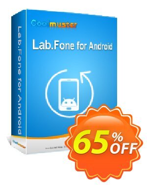 Coolmuster Lab.Fone for Android 優惠券，折扣碼 65% OFF Coolmuster Lab.Fone for Android, verified，促銷代碼: Special discounts code of Coolmuster Lab.Fone for Android, tested & approved