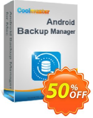 Coolmuster Android Backup Manager for Mac - Lifetime License (5 PCs)kupon Coolmuster Android Backup Manager for Mac - Lifetime License(5 PCs) Wondrous discounts code 2024