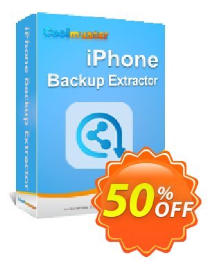 Coolmuster iPhone Backup Extractor - 1 Year License (10 PCs) offering deals Coolmuster iPhone Backup Extractor - 1 Year License(10 PCs) Hottest promo code 2024. Promotion: Hottest promo code of Coolmuster iPhone Backup Extractor - 1 Year License(10 PCs) 2024