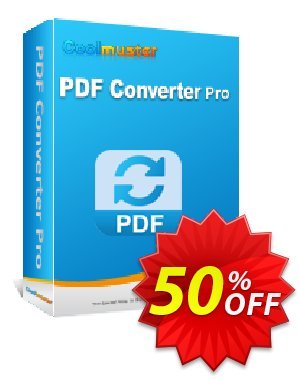 Coolmuster PDF Converter Pro 優惠券，折扣碼 affiliate discount，促銷代碼: 