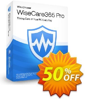 Wise Care 365 Pro Coupon, discount 50% OFF Wise Care 365 Pro, verified. Promotion: Fearsome discounts code of Wise Care 365 Pro, tested & approved