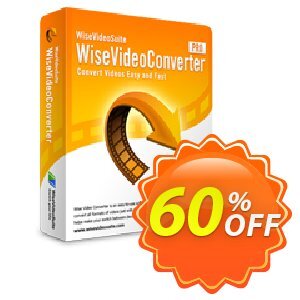 Wise Video Converter Pro Coupon, discount 40% OFF Wise Video Converter Pro, verified. Promotion: Fearsome discounts code of Wise Video Converter Pro, tested & approved