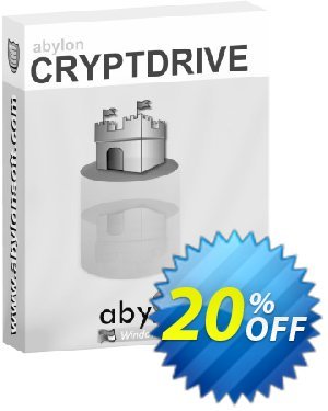 abylon CRYPTDRIVE Coupon, discount 20% OFF abylon CRYPTDRIVE, verified. Promotion: Big sales code of abylon CRYPTDRIVE, tested & approved