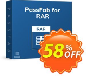 PassFab for RAR 優惠券，折扣碼 58% OFF PassFab for RAR, verified，促銷代碼: Staggering deals code of PassFab for RAR, tested & approved
