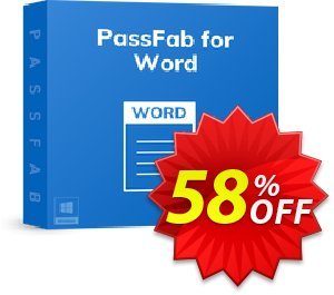 Get PassFab for Word 58% OFF coupon code