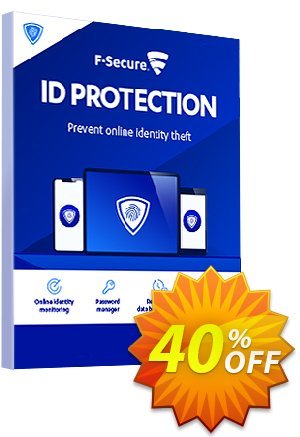F-Secure ID PROTECTION Coupon, discount 40% OFF F&#8209;Secure ID PROTECTION, verified. Promotion: Imposing offer code of F&#8209;Secure ID PROTECTION, tested & approved
