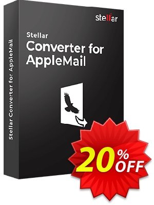 Stellar Apple Mail to Outlook 2011 Converter Coupon, discount Stellar Converter for AppleMail - Single User fearsome discounts code 2024. Promotion: NVC Exclusive Coupon