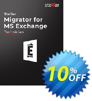 Stellar Migrator for MS Exchange Technician Coupon, discount Stellar Migrator for MS Exchange Technician Formidable offer code 2023. Promotion: Formidable offer code of Stellar Migrator for MS Exchange Technician 2023
