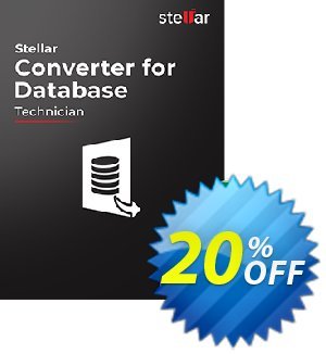 Stellar Converter for Database 프로모션 코드 Stellar Converter for Database  Best offer code 2022 프로모션: Best offer code of Stellar Converter for Database  2022