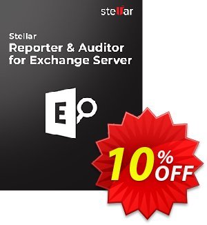 Stellar Reporter & Auditor for Exchange Server 프로모션 코드 Stellar Reporter & Auditor for Exchange Server  Best discount code 2022 프로모션: Best discount code of Stellar Reporter & Auditor for Exchange Server  2022