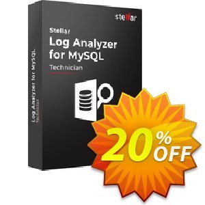 Stellar Log Analyzer for MySQL Coupon, discount Stellar Log Analyzer for MySQL Awful sales code 2023. Promotion: Awful sales code of Stellar Log Analyzer for MySQL 2023