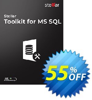 Stellar Toolkit for MS SQL 優惠券，折扣碼 55% OFF Stellar Toolkit for MS SQL, verified，促銷代碼: Stirring discount code of Stellar Toolkit for MS SQL, tested & approved