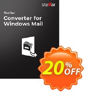 Stellar Converter for Windows Mail Coupon, discount Stellar Converter for Windows Live Mail amazing discounts code 2022. Promotion: amazing discounts code of Stellar Converter for Windows Live Mail 2022