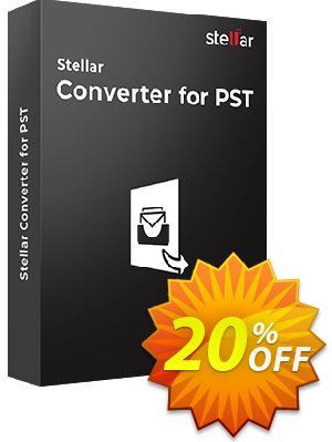 Stellar Outlook PST to MBOX Converter Coupon, discount Stellar Converter for PST [1 Year Subscription] amazing offer code 2022. Promotion: NVC Exclusive Coupon