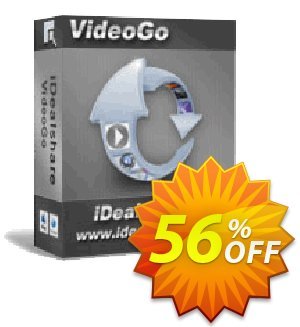 iDealshare VideoGo for Mac 優惠券，折扣碼 50% off for 611063，促銷代碼: 