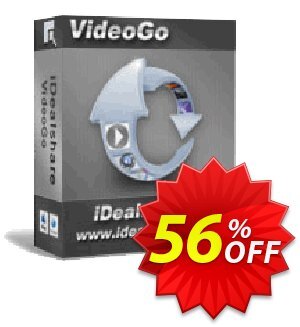 iDealshare VideoGo for Mac 優惠券，折扣碼 50% off for 611063，促銷代碼: 