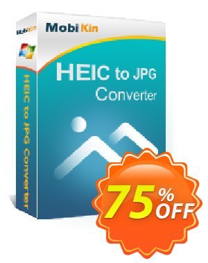 MobiKin HEIC to JPG Converter (10 PCs) Coupon, discount 85% OFF MobiKin HEIC to JPG Converter (10 PCs), verified. Promotion: Awful deals code of MobiKin HEIC to JPG Converter (10 PCs), tested & approved