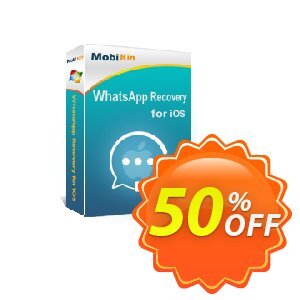 MobiKin WhatsApp Recovery for iOS Coupon discount MobiKin WhatsApp Recovery for iOS - 1 Year, 3 Devices, 1 PC License Staggering sales code 2024