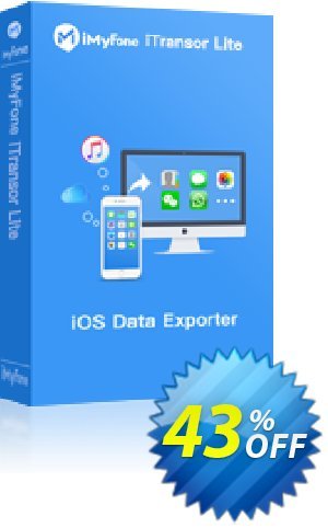 iMyFone iTransor Lite (Family) Coupon, discount iMyfone discount (56732). Promotion: iMyfone promo code