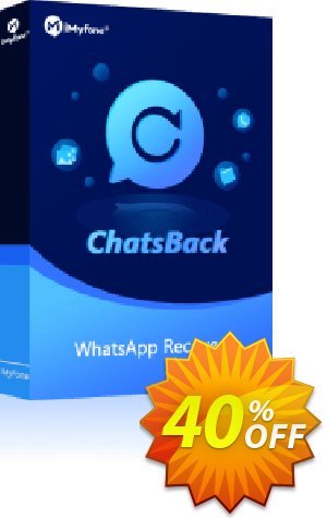 iMyFone ChatsBack 1-Month Plan discount coupon 40% OFF iMyFone ChatsBack 1-Month Plan, verified - Awful offer code of iMyFone ChatsBack 1-Month Plan, tested & approved