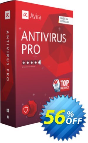 Avira Antivirus Pro 1 year Coupon, discount 50% OFF Avira Antivirus Pro 1 year, verified. Promotion: Fearsome promotions code of Avira Antivirus Pro 1 year, tested & approved