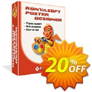 RonyaSoft Poster Designer (Enterprise license) Coupon discount 20% OFF RonyaSoft Poster Designer (Enterprise license), verified