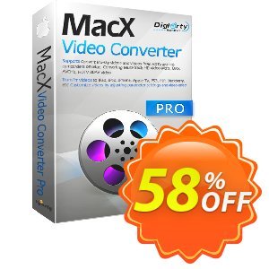 MacX Video Converter Pro STANDARD (3-month) Coupon, discount 58% OFF MacX Video Converter Pro (3-month), verified. Promotion: Stunning offer code of MacX Video Converter Pro (3-month), tested & approved