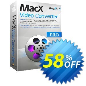 MacX Video Converter Pro PREMIUM (1 Year) Gutschein rabatt 58% OFF MacX Video Converter Pro PREMIUM (1 Year), verified Aktion: Stunning offer code of MacX Video Converter Pro PREMIUM (1 Year), tested & approved