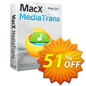 MacX MediaTrans Lifetime License Coupon, discount $30 for MacX MediaTrans (lifetime license) - Affiliate. Promotion: MediaTrans discount coupon unlimited coupon (lifetime license): MXMT