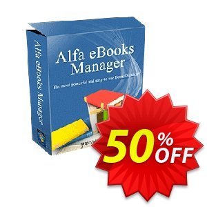 Alfa Ebooks Manager Web割引コード・50% OFF Alfa Ebooks Manager Web, verified キャンペーン:Big promo code of Alfa Ebooks Manager Web, tested & approved