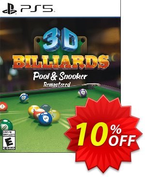 [Playstation 5]  3D Billiards: Pool & Snooker Remastered discount coupon [Playstation 5]  3D Billiards: Pool & Snooker Remastered  Deal GameFly - [Playstation 5]  3D Billiards: Pool & Snooker Remastered  Exclusive Sale offer