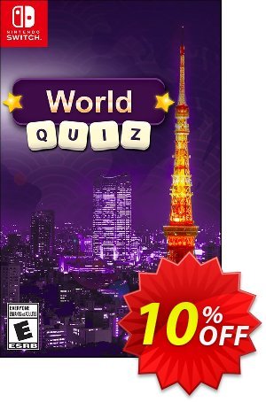 [Nintendo Switch] World Quiz Coupon, discount [Nintendo Switch] World Quiz Deal GameFly. Promotion: [Nintendo Switch] World Quiz Exclusive Sale offer