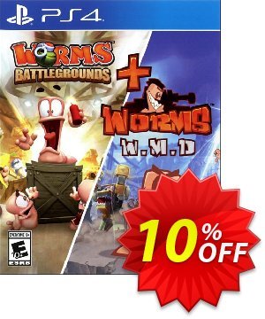 [Playstation 4] Worms Battlegrounds + Worms W.M.D 優惠券，折扣碼 [Playstation 4] Worms Battlegrounds + Worms W.M.D Deal GameFly，促銷代碼: [Playstation 4] Worms Battlegrounds + Worms W.M.D Exclusive Sale offer