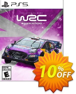 [Playstation 5] WRC Generations 優惠券，折扣碼 [Playstation 5] WRC Generations Deal GameFly，促銷代碼: [Playstation 5] WRC Generations Exclusive Sale offer