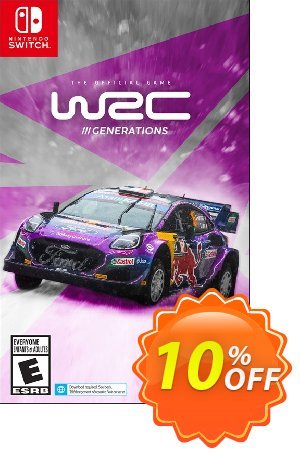 [Nintendo Switch] WRC Generations 優惠券，折扣碼 [Nintendo Switch] WRC Generations Deal GameFly，促銷代碼: [Nintendo Switch] WRC Generations Exclusive Sale offer