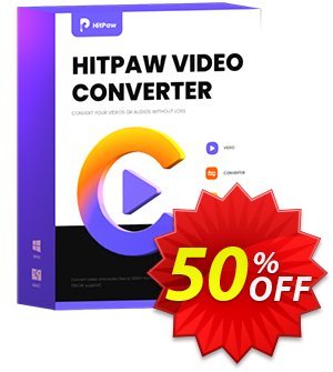 HitPaw Video Converter for MAC (1 month) discount coupon 50% OFF HitPaw Video Converter for MAC (1 month), verified - Impressive deals code of HitPaw Video Converter for MAC (1 month), tested & approved