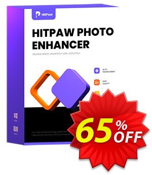 HitPaw Photo Enhancer for MAC Lifetime 優惠券，折扣碼 65% OFF HitPaw Photo Enhancer for MAC Lifetime, verified，促銷代碼: Impressive deals code of HitPaw Photo Enhancer for MAC Lifetime, tested & approved