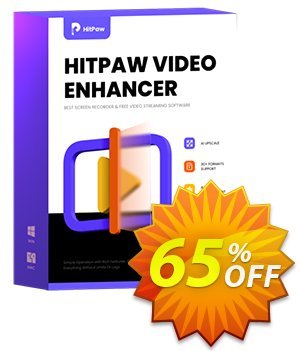 HitPaw Video Enhancer (1 year) Coupon discount 65% OFF HitPaw Video Enhancer (1 year), verified