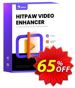 HitPaw Video Enhancer (1 Month) discount coupon 65% OFF HitPaw Video Enhancer (1 Month), verified - Impressive deals code of HitPaw Video Enhancer (1 Month), tested & approved