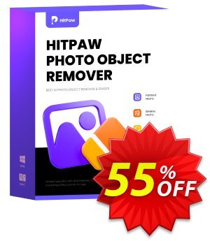 HitPaw Photo Object Remover Lifetime Coupon discount 55% OFF HitPaw Photo Object Remover Lifetime, verified
