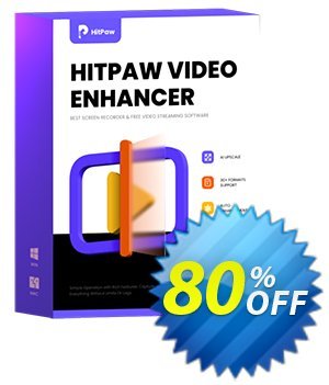 HitPaw Video Enhancer MAC (1 Month) Coupon, discount 80% OFF HitPaw Video Enhancer MAC (1 Month), verified. Promotion: Impressive deals code of HitPaw Video Enhancer MAC (1 Month), tested & approved