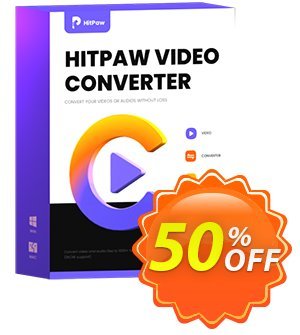HitPaw Video Converter Coupon discount 50% OFF HitPaw Video Converter, verified