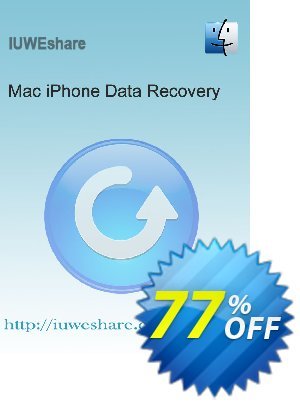 IUWEshare Mac iPhone Data Recovery offering sales