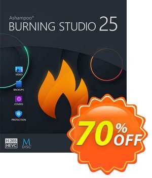 Ashampoo Burning Studio 25 Coupon, discount 70% OFF Ashampoo Burning Studio 25, verified. Promotion: Wonderful discounts code of Ashampoo Burning Studio 25, tested & approved