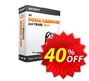 AV Voice Changer Software Gold Gutschein rabatt 20% Voice changer gold discount Aktion: AV Voice Changer Software Gold Discount 20% AVSO-30OFFALL; AVSO-MC5H-BLHP