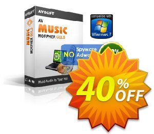 AV Music Morpher Gold discount coupon 60% OFF AV Music Morpher Gold, verified - Excellent offer code of AV Music Morpher Gold, tested & approved